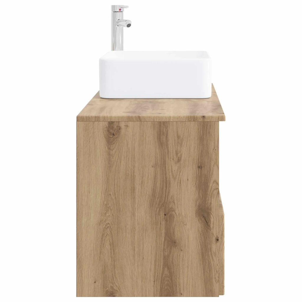 Set di mobili per il bagno 2 pz Rovere Artigianale 3404053