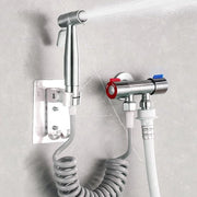 Set di igienizzazione per bagno, doccia, wc, portatile, per wc, set di igienizzazione in acciaio inossidabile