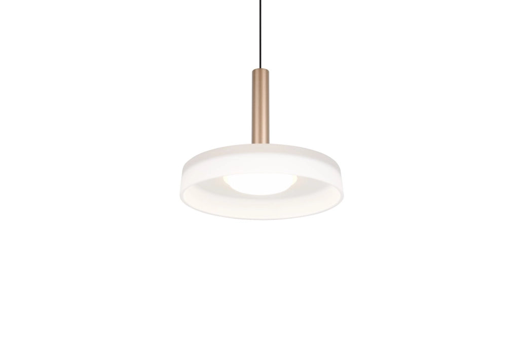 Lampada a sospensione moderna CELESTE Trio vetro bronzo LED