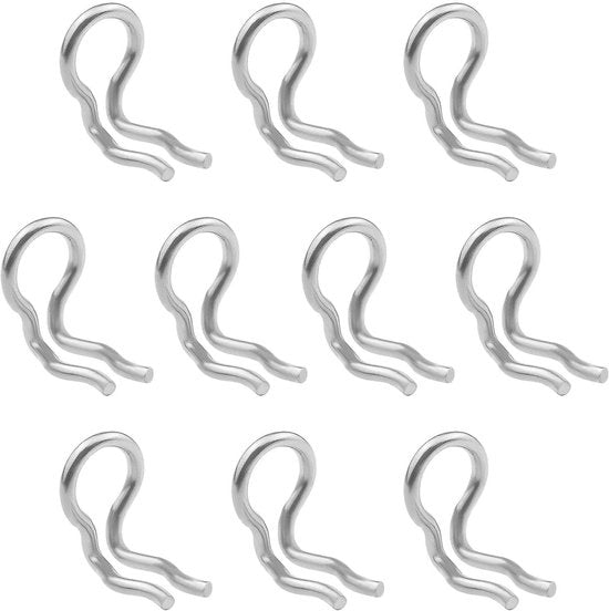 Set di sostituzione per freni 10 pezzi - compatibile con Mega Shimano/Formula - acciaio inossidabile - duraturo - 6,5x5mm - anticorrosione - freno a disco