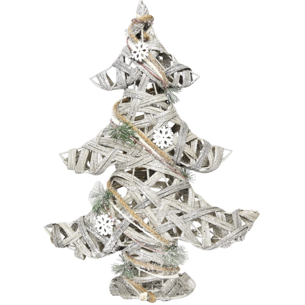 MAURY'S ALBERO DI NATALE IN LEGNO DECORATIVO LINEA "WOODY" 55CM