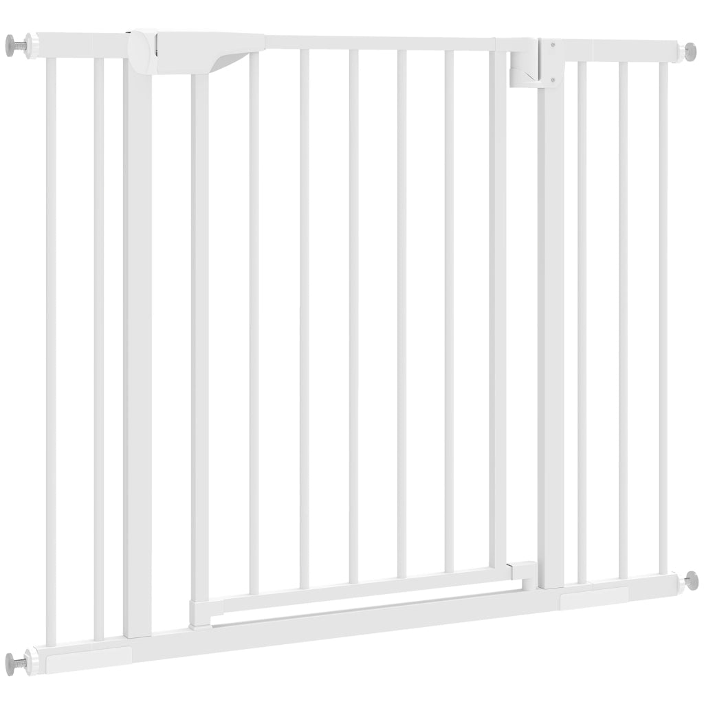 Cancelletto di Sicurezza per Bambini ¨C Xylo ¨C 76-102x76cm Bianco Autochiu. senza Forare