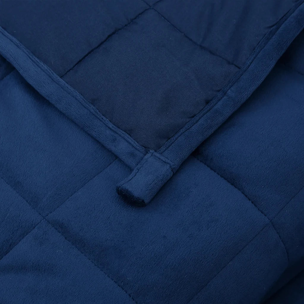 Coperta Ponderata Blu 220x235 cm 15 kg Tessuto