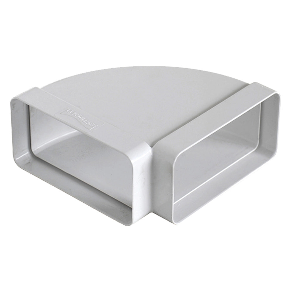 CURVA PER AERAZIONE CANALIZZATA mm.150x70  - LA VENTILAZIONE