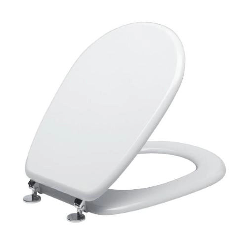Sedile Copriwater WC in legno MDF bianco per Ideal Standard modello Liuto