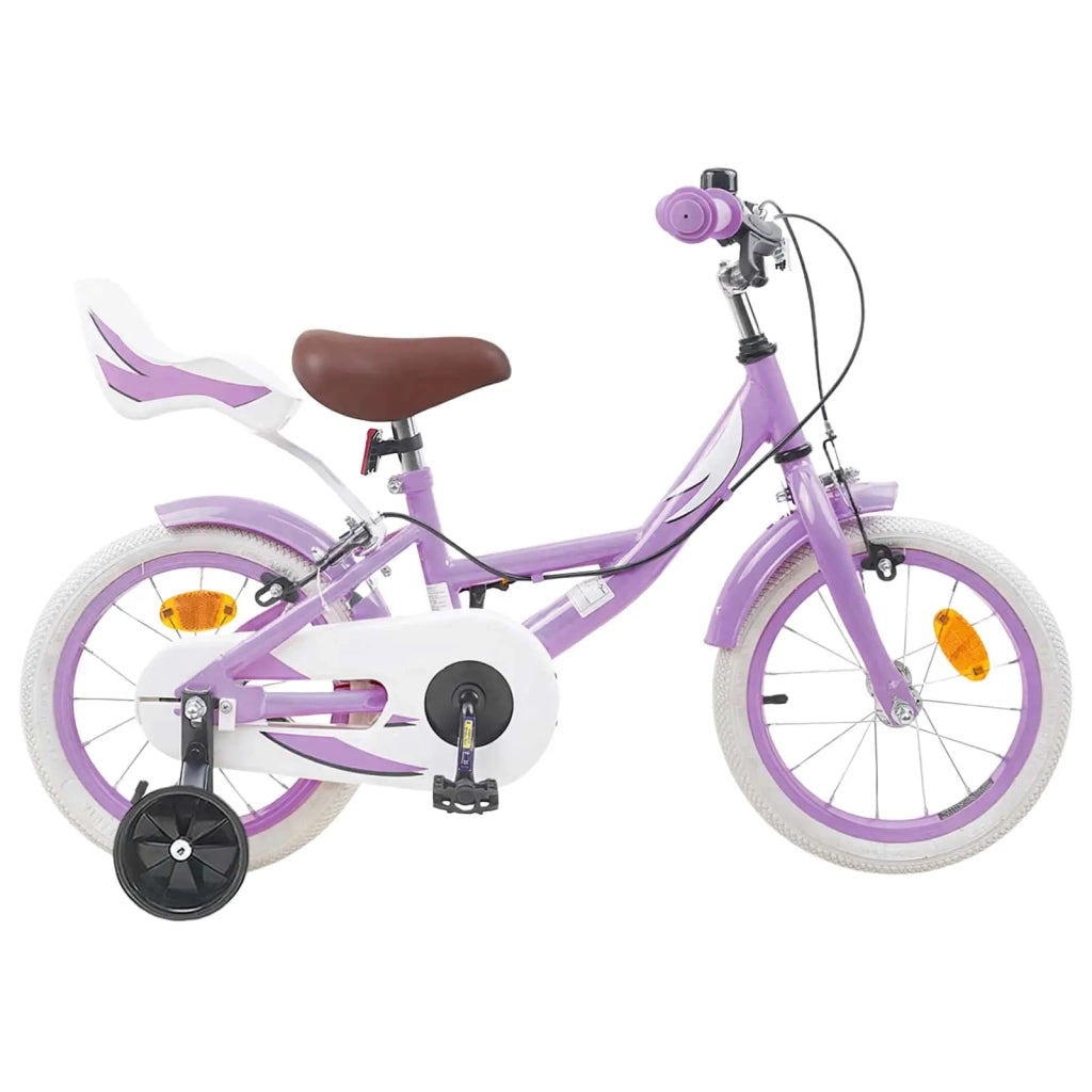 Bicicletta per Bambini | Bici per bambini 16 Pollici per bambini di 4-6 anni Viola