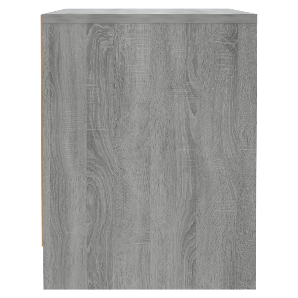 Comodini 2 pz-Set di 2 Tavolino da notte Grigio Sonoma 45x34x44,5 cm in Truciolato