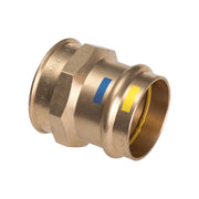 RACCORDO DIRITTO A PRESSARE FEMMINA IN BRONZO SERIE B-ONE - 1/2 Ø15  - CEX