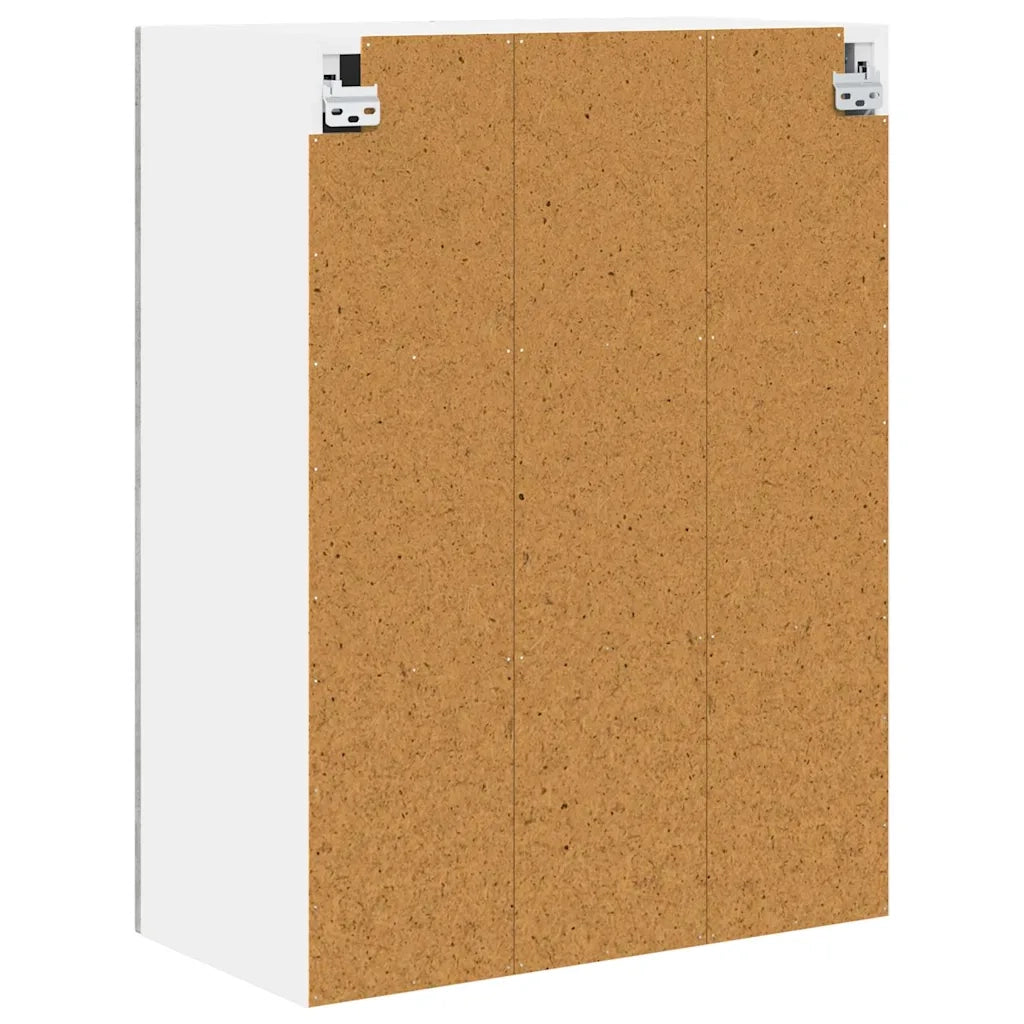 Mobile da cucina con lo scaffale-Armadio da cucina Grigio cemento 60 x 31 x 80 cm 714636