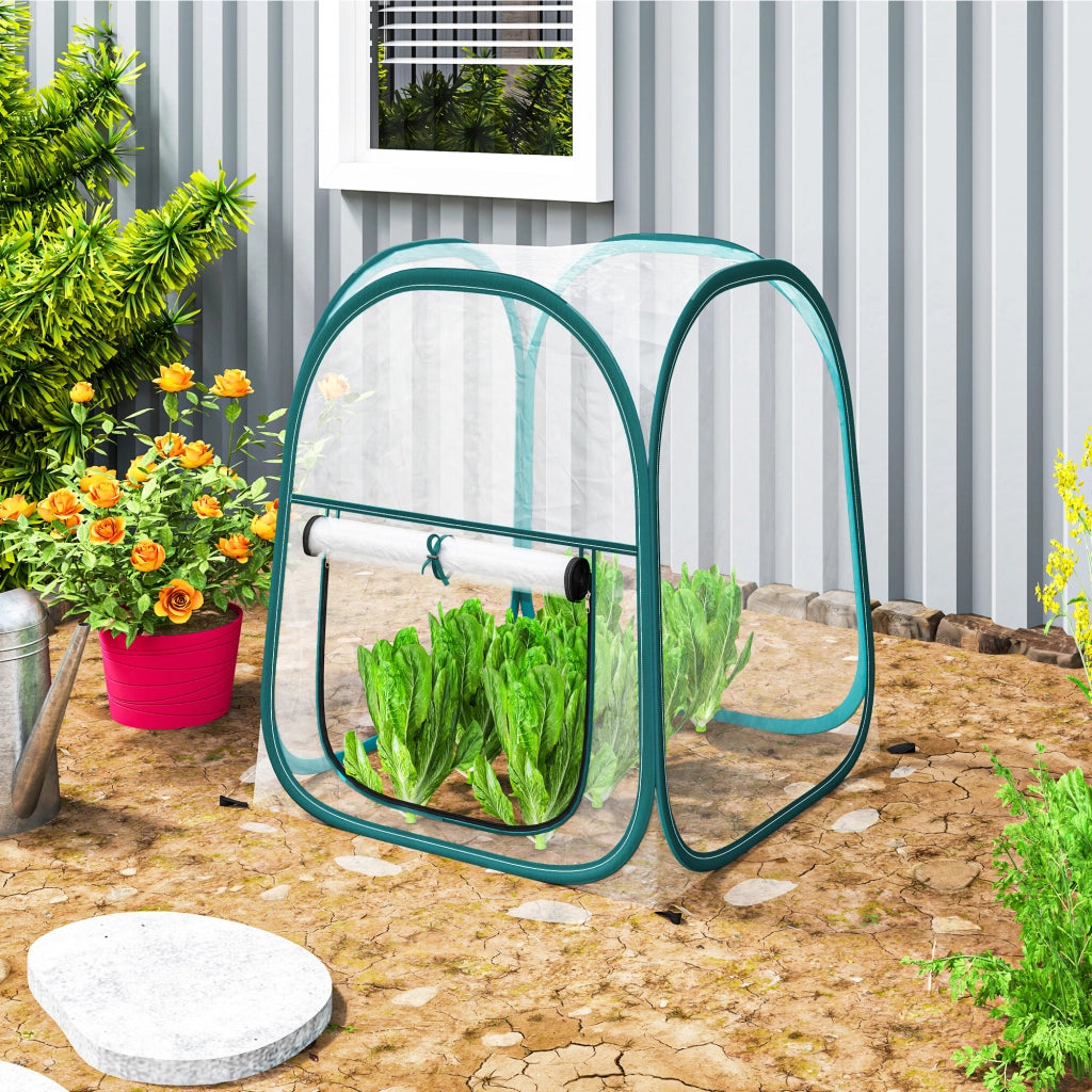 Mini Serra Pop Up ¨C Minimal ¨C Plastica Trasparente 70x70x80 cm
