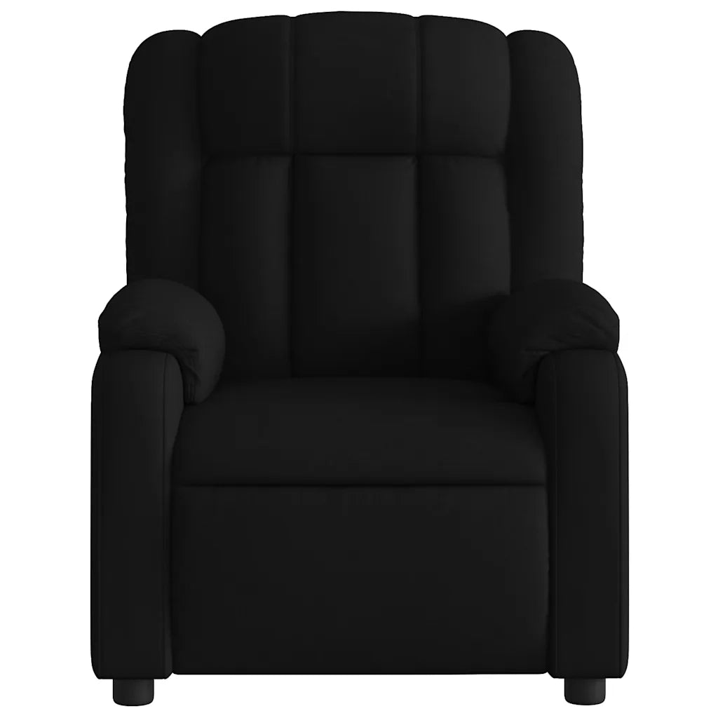 Poltrona reclinabile in tessuto nero 3205774