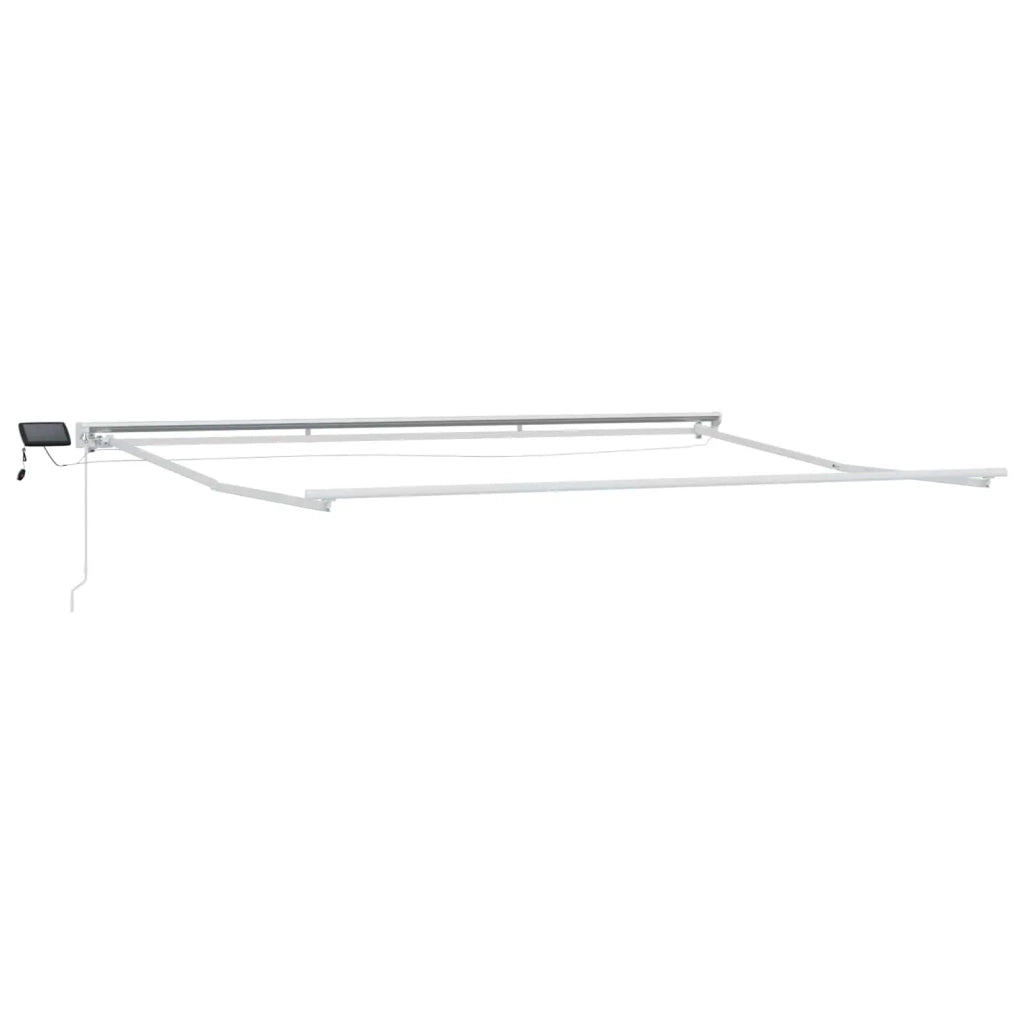 Cornice per Tenda Manuale con LED Tortora 5 x 3 m 3426395