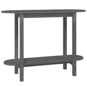 Tavolo Consolle | Tavolo d'Ingresso Grigio 110x40x80 cm in Legno Massello di Pino