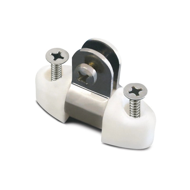 SUPPORTO A FORCELLA  ACCIAIO/NYLON NYLON/ STAINLESS STEEL SWIVELED SUPPORT