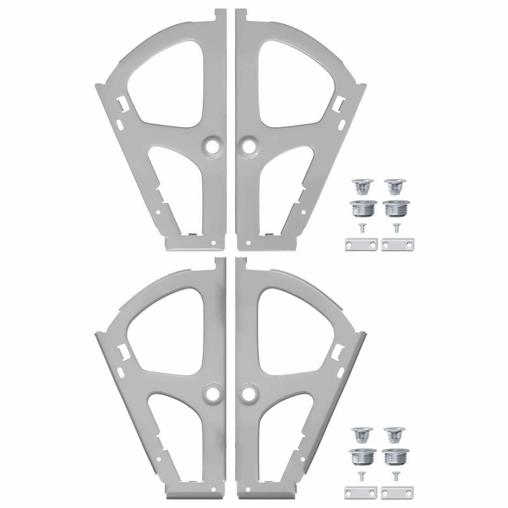 Cerniera per cassetto Flip 2 pz Argento 235 x 155 x 30 mm CFW6626863