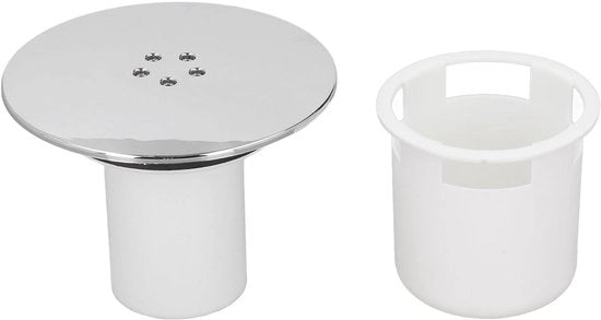 Capocapello di doccia rimovibile in acciaio inossidabile - Filtro di scarico efficiente - Parte di impianto doccia - Facile da pulire - Design elegante - Filtro scarico