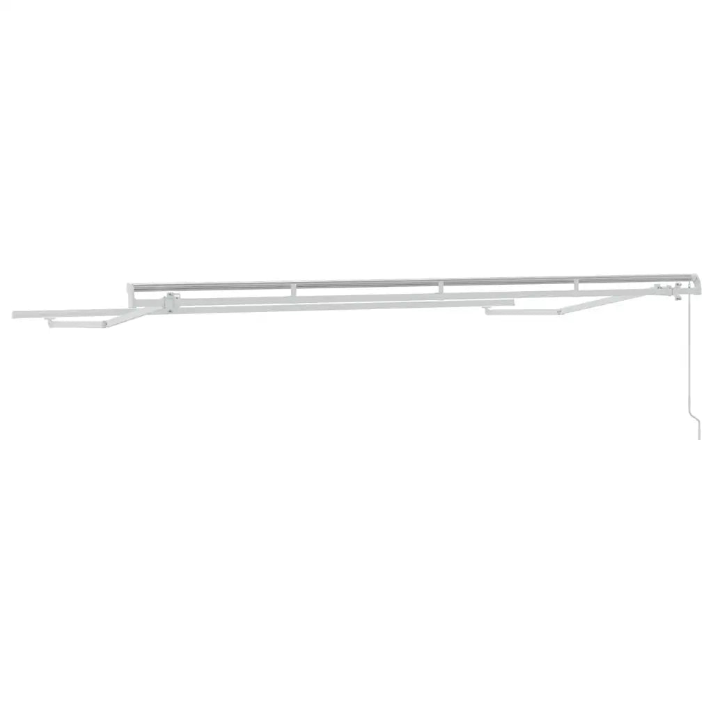 Struttura della tenda-Telaio per tenda da sole Bianco 4 x 2 m Metallo 131622