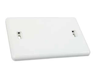 PLACCA COPERCHIO PER SCATOLA DA INCASSO RETTANGOLARE- - 3 posti - 10 pezzi