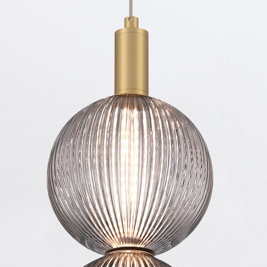 Lampada a sospensione Palmas Quintiesse LED 20W ottone