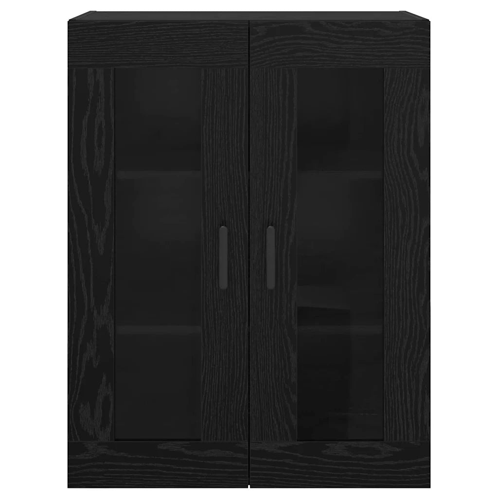 Armadi da Muro 2 pcs Rovere nero 69,5 x 34 x 90 cm