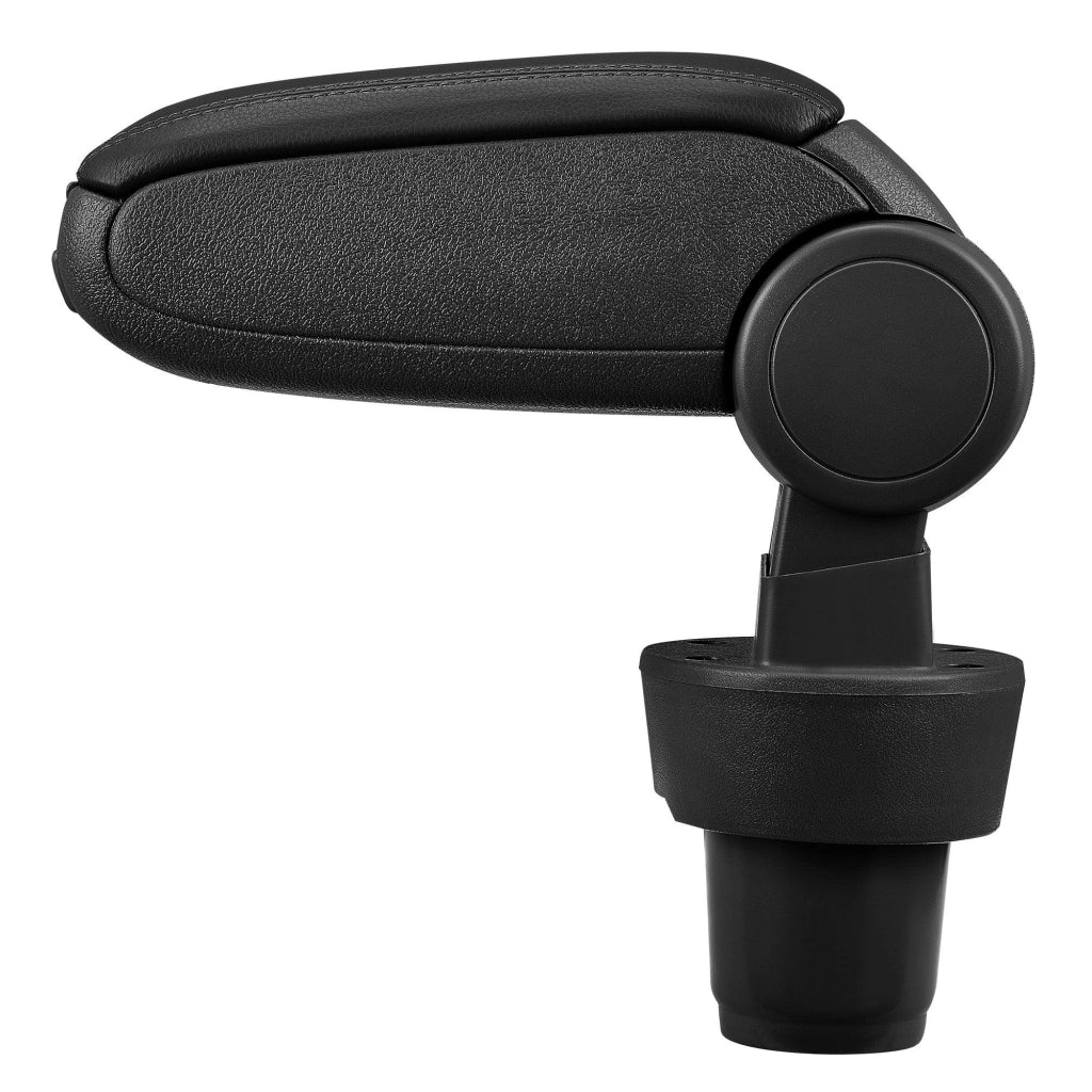Bracciolo centrale per Volkswagen Up! con scomparto imbottito in similpelle nera con cuciture nere 03_0000736