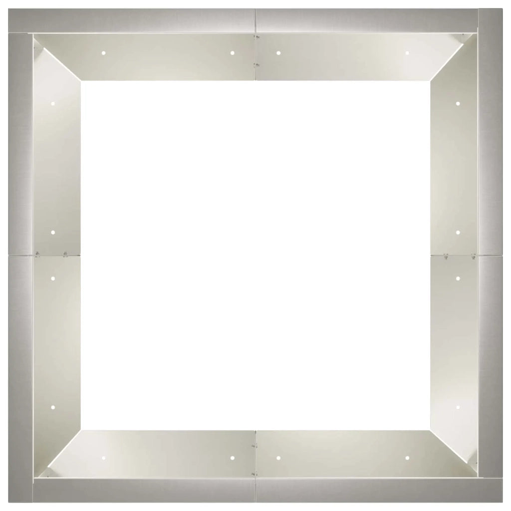 Muro di contenimento 4 pz 100 x 100 x 40 cm Acciaio Inox 3449209
