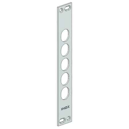 CONTROPIASTRA INOX 'CP2500' SECUREMME Interasse 28 mm - SECUREMME