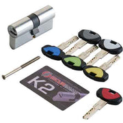 CILINDRO SAGOMATO 'K2' SECUREMME 80 mm (25+10+45) - SECUREMME