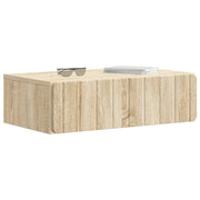 Tavolino da Parete Laterale | Tavolo laterale | Tavolino Rovere Sonoma 59 x 34,5 x 17 cm