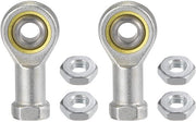 Sistema di Supporto a Cardano - 2 Pezzi - Acciaio di Carbone 45# - Viti di Bloccaggio - Foro 8 mm - Bordo M8 x 1,25 con Filo Interno a Destra