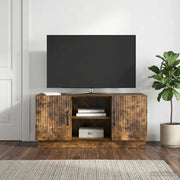 Mobile TV Rovere Fumo 102 x 34,5 x 47 cm Legno ingegnerizzato 895390