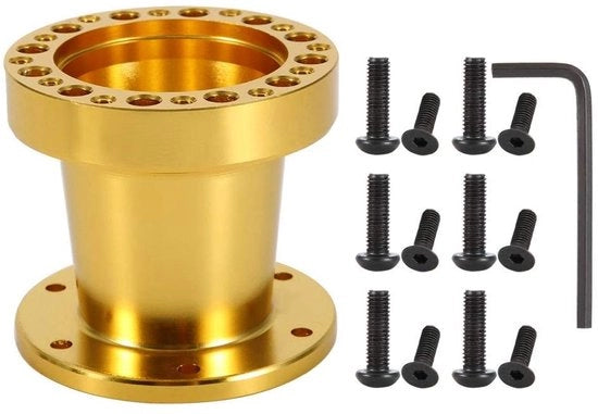 Adattatore sterraggio universale - Allosterro - 7,6 cm - Giallo oro - Accessori sterraggio - Adatto per auto - 2 colori