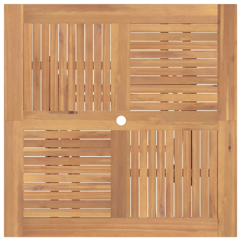 Set Bistro da Giardino 3 pcs Marrone Legno Teak Massello 3437358