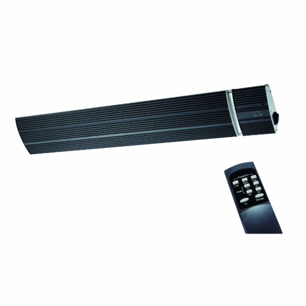 Sined Calore Nero 1500 Wifi Pannello Radiante Wifi Infrarossi In Ceramica Da 1500w Nero Nessuna Emissione Di Luce Elemento Riscaldante In Alluminio Estruso Rivestimento Ceramico Telecomando Ip65
