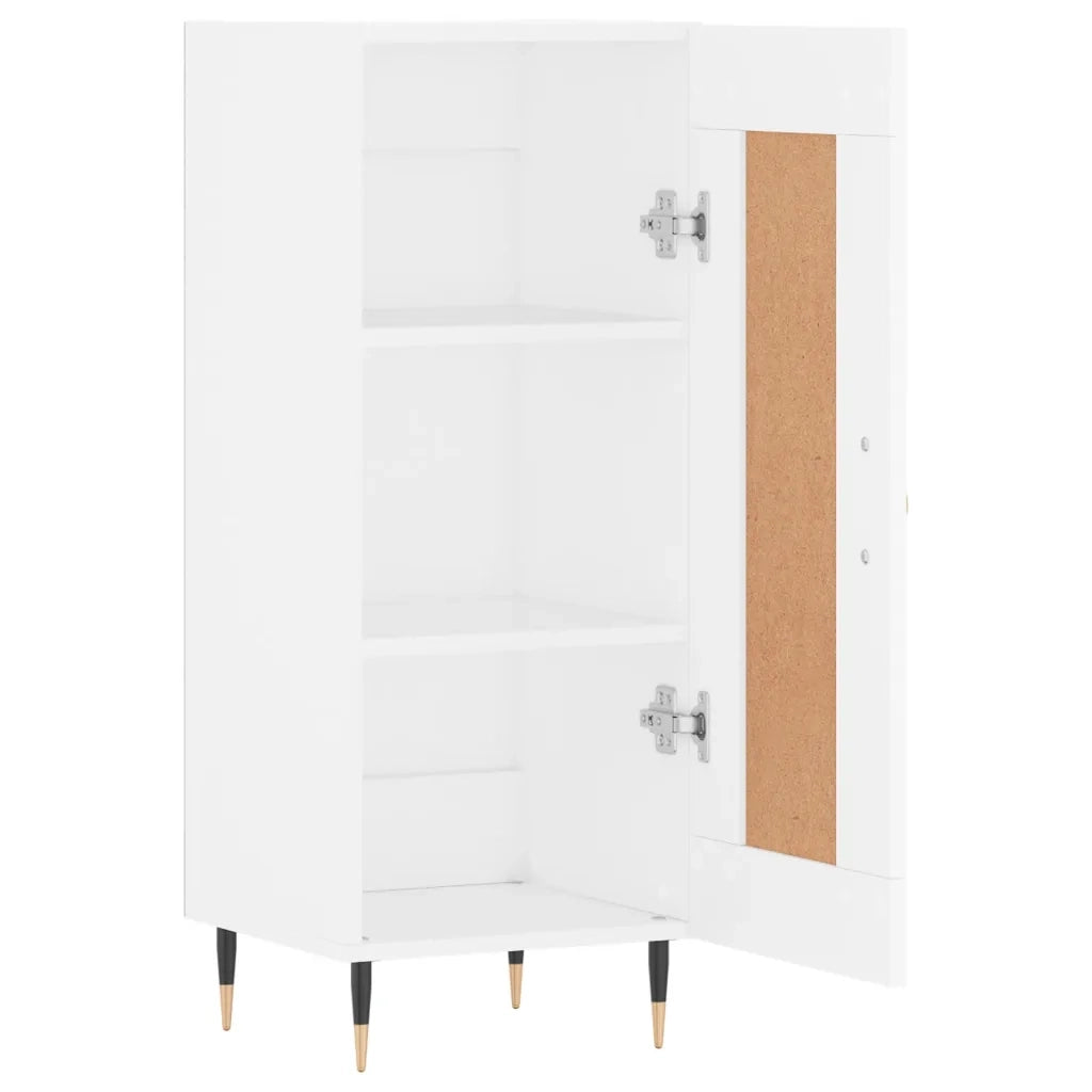 Credenza-Buffet-Armadio da cucina Bianca 34,5x34x90 cm in Legno Multistrato 694109