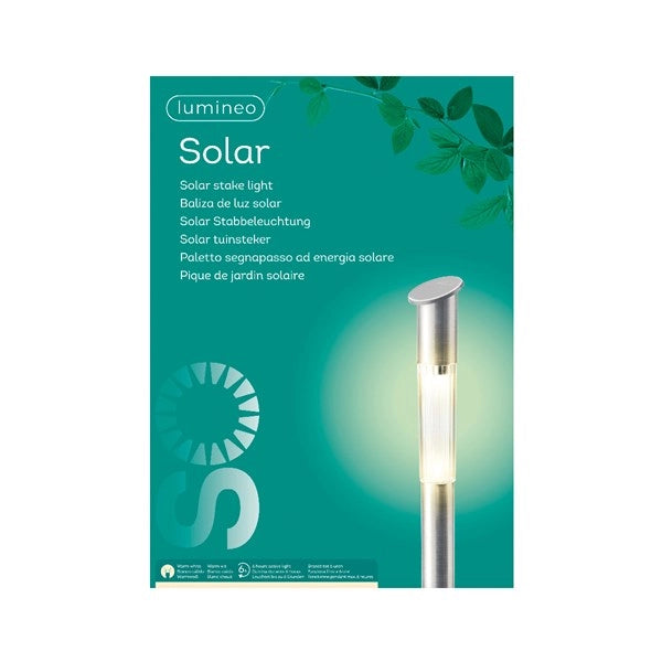 PALETTO SOLARE SEGNAPASSO 5XH5,7CM ACCIAIO INOX
