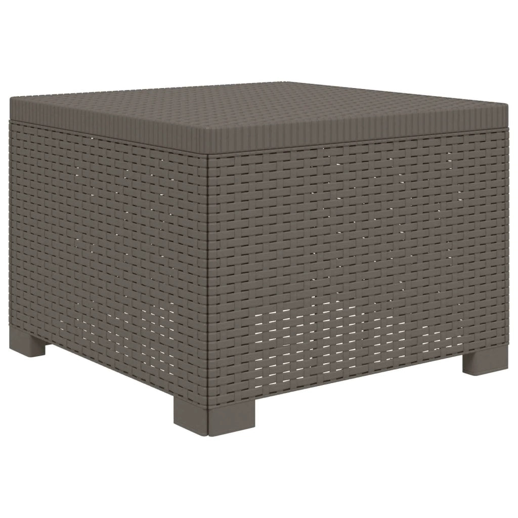 Divano da esterno-Divano da Giardino a 1 Posto con Cuscino Aspetto Rattan PP 162564