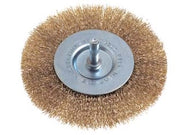 SPAZZOLA CIRCOLARE FILI ACCIAIO PER TRAPANO EXTRA- - ø mm.75 codolo mm.6 - 6 blister EXCEL