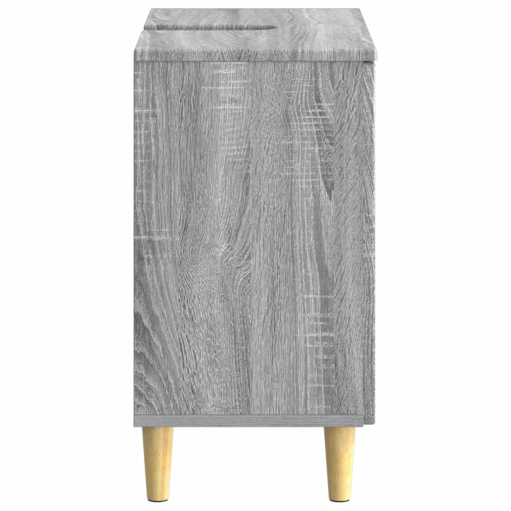 Armadio per Lavabo da Bagno ARNHEM Sonoma grigio 896571