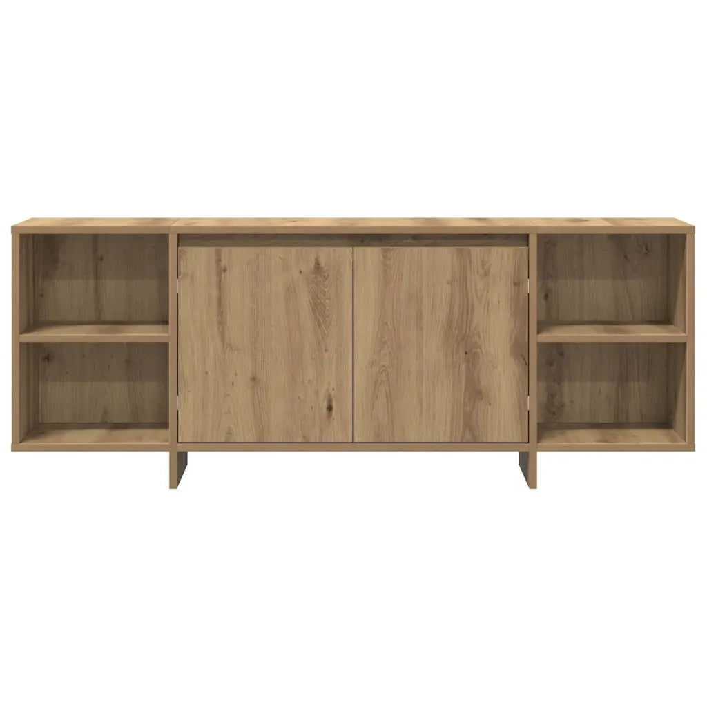 Mobile TV Rovere Artigianale 130x35x50 cm in Legno Multistrato 856789