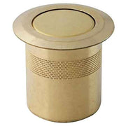 POZZETTO A MOLLA ANTIPOLVERE Ø 12x30 mm - Ottone lucido