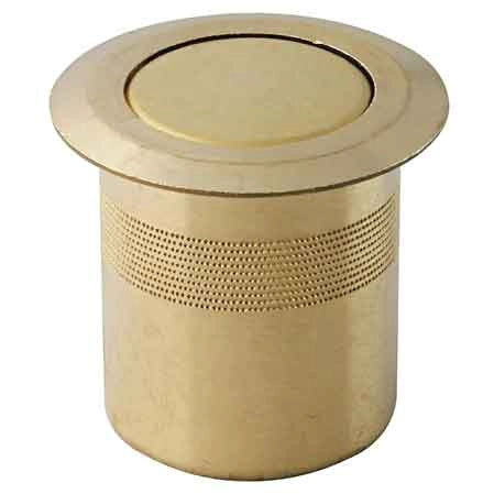 POZZETTO A MOLLA ANTIPOLVERE Ø 12x30 mm - Ottone lucido