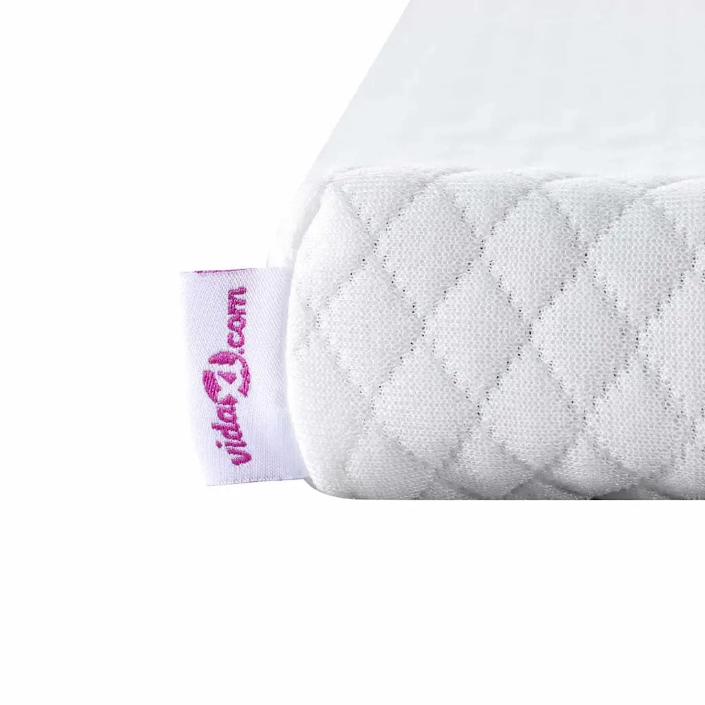Topper per materasso Bianco 140 x 190 cm Tessuto Jacquard 4106215