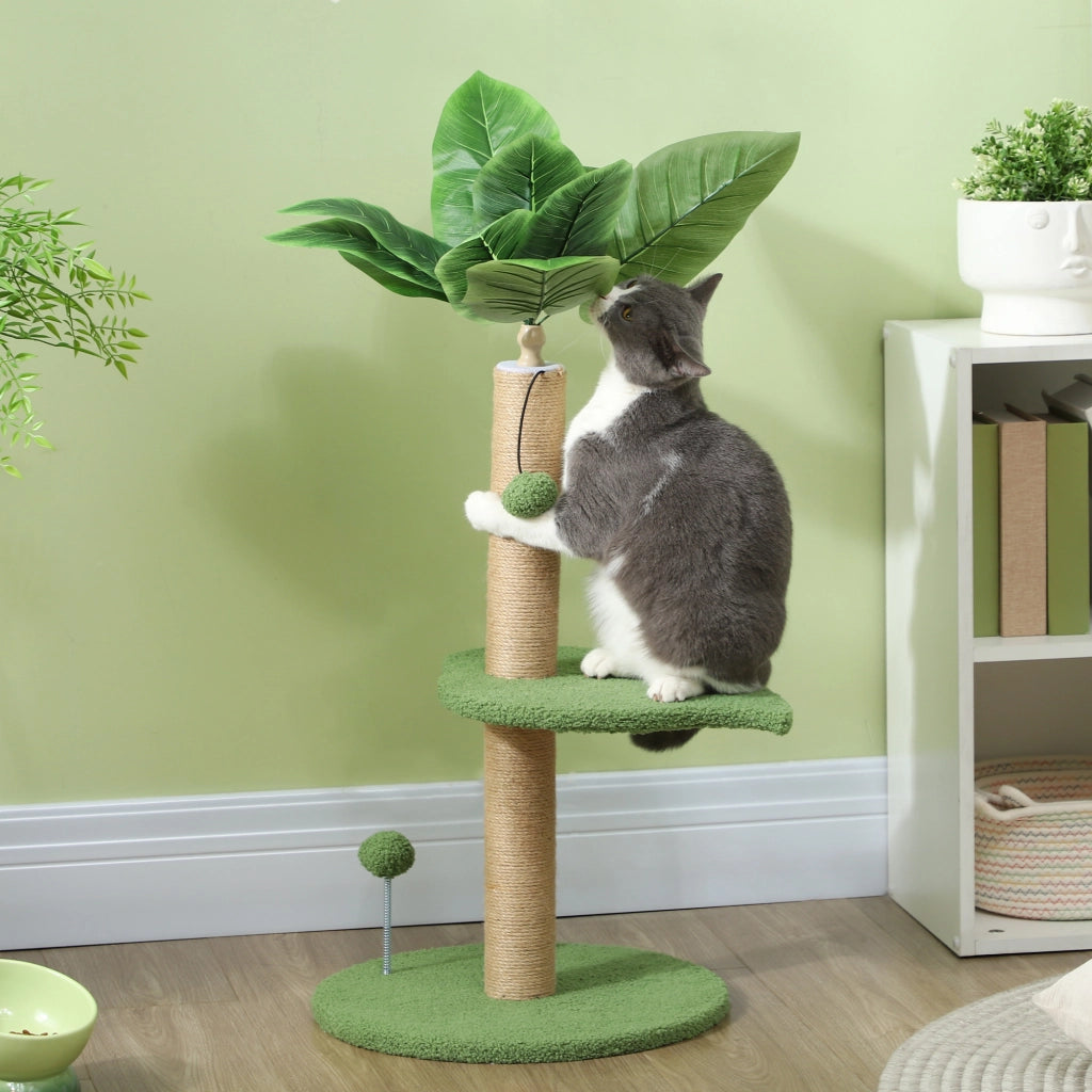 Albero per gatti con tiragraffi, palle e piattaforme ¨C zephmum ¨C 83 cm
