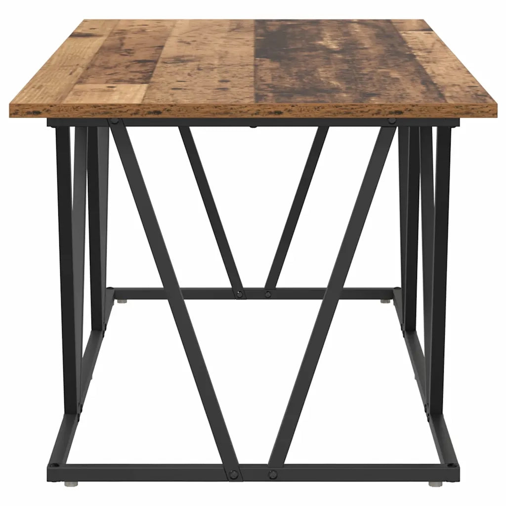 Tavolino da Salotto-Tavolino da soggiorno-Tavolo Legno vecchio 100 x 50 x 40 cm