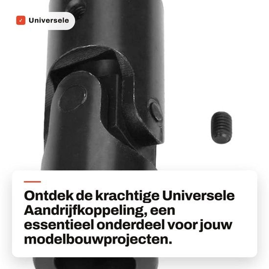 Articolo universale a cardano 20 x 32 x 85 mm - Koppeling - Metaal - Duurzaam - Per modelli di auto/robot