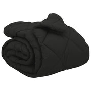 Piumone | Duvet Invernale Nero 200 x 240 cm Microfibra