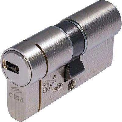 CILINDRO SAGOMATO ASTRAL TEKNO PRO CISA  OTT.NICH.SATIN CHIAVI 5+1 MM  85 35+50