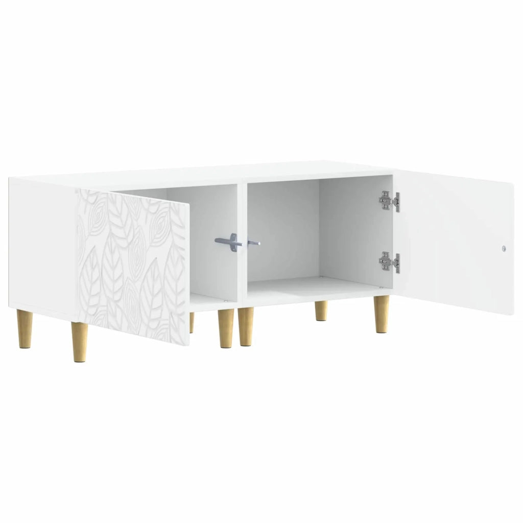 Mobile TV Bianco Legno ingegnerizzato 897115