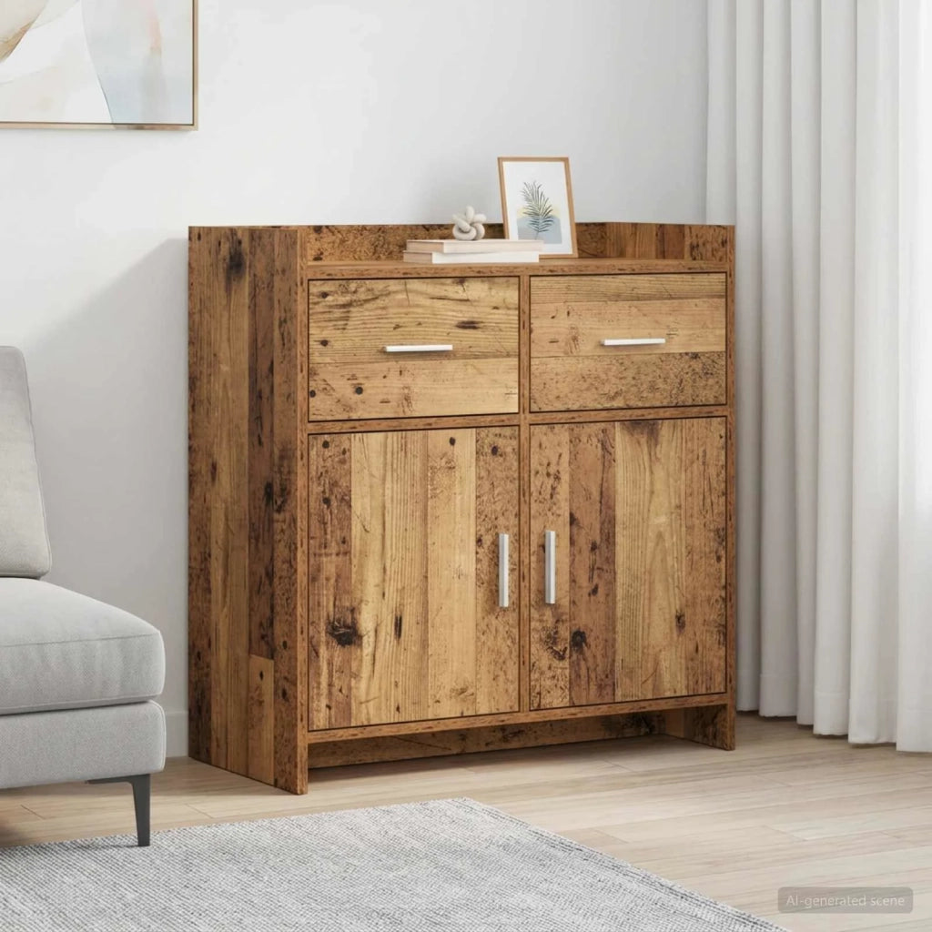 Credenza Legno antico 75 x 36 x 80 cm Legno ingegnerizzato 8011121